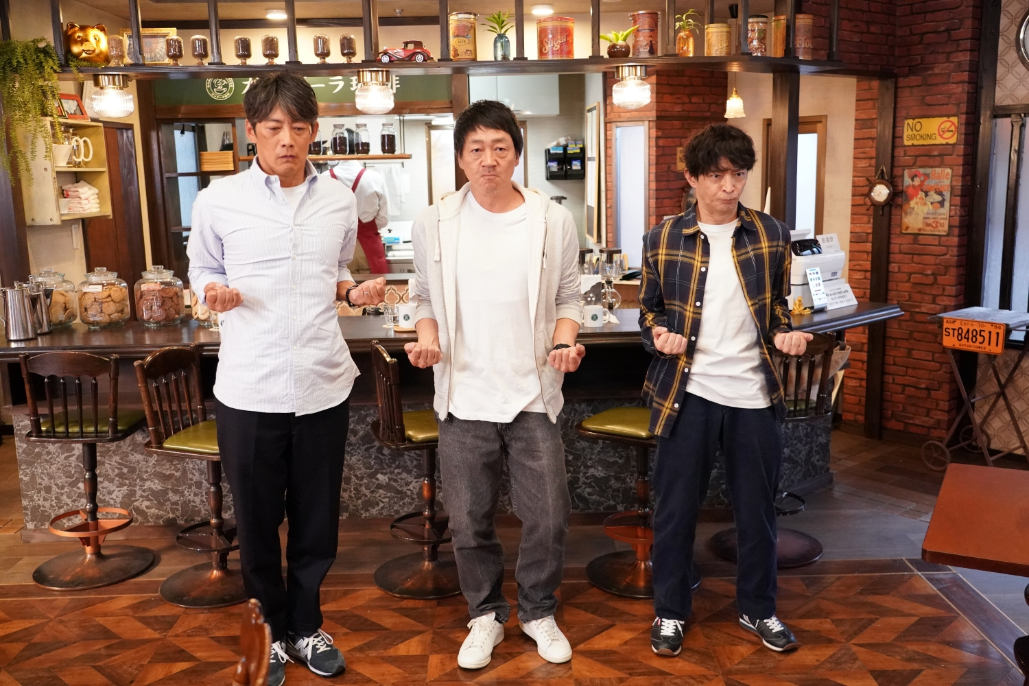 反町隆史、大森南朋、津田健次郎のトリプル主演によるおじさんドラマ©フジテレビ