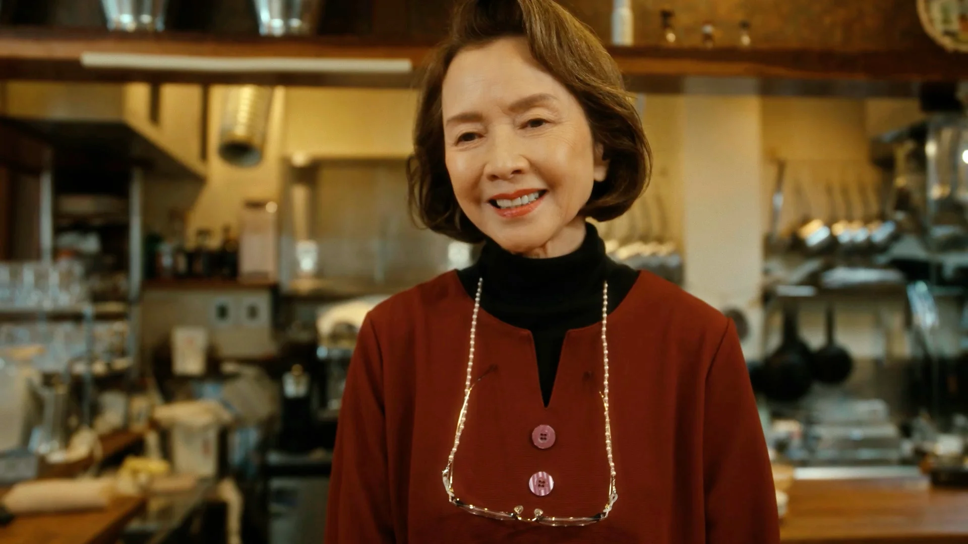 多岐川裕美が演じたイタリアン「タベルナ ラ・メッセ」の店主©テレビ東京