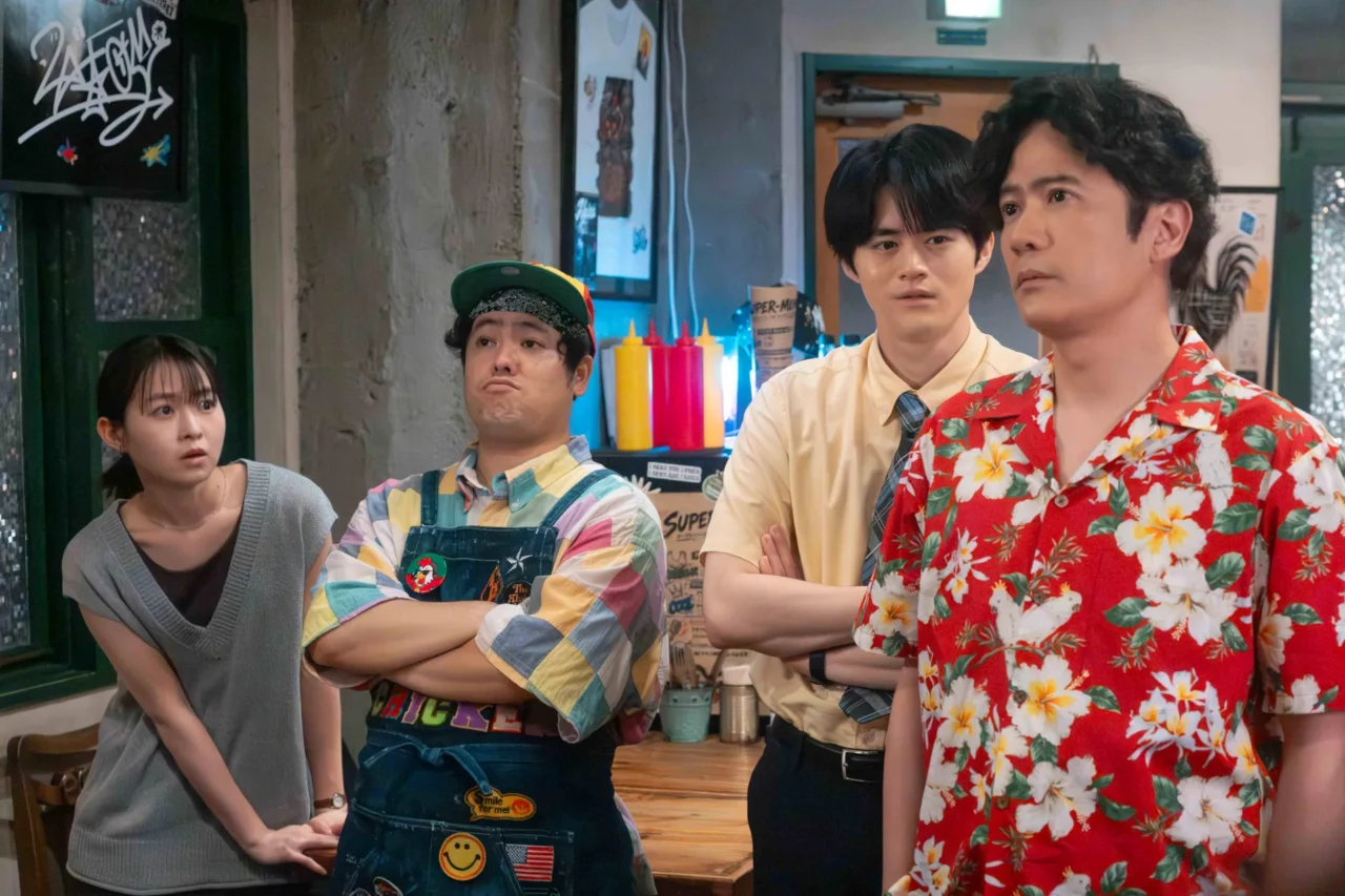 アロハも似合うニュータイプの稲垣吾郎©「リーガルビート –逆転の法廷–」製作委員会